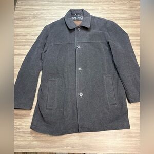Dockers Men’s Gray Wool Blend Coat Size Medium
